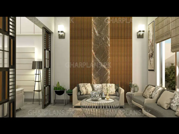 Modern Feature Wall Design -Drawing Room