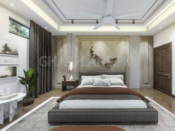 Bed back Design-Bedroom interior design