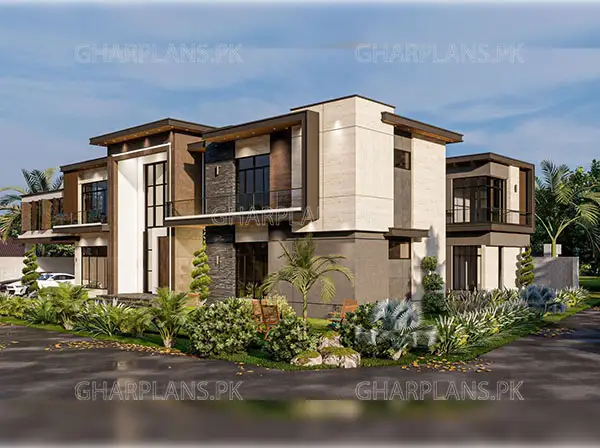 Beautiful 2 Kanal Ghar Design with Layouts and Elevation