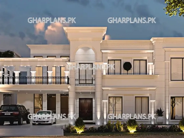 Free Awesome House Map in Pakistan for Large House ELEVATION