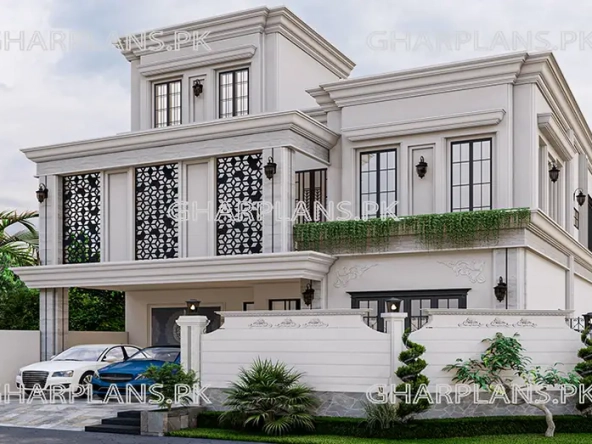 New Luxurious 1 Kanal House Plan With 6 Bedrooms ELEVATION 592x444.webp