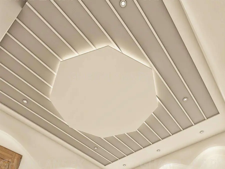 Unique 3d False Ceiling Design