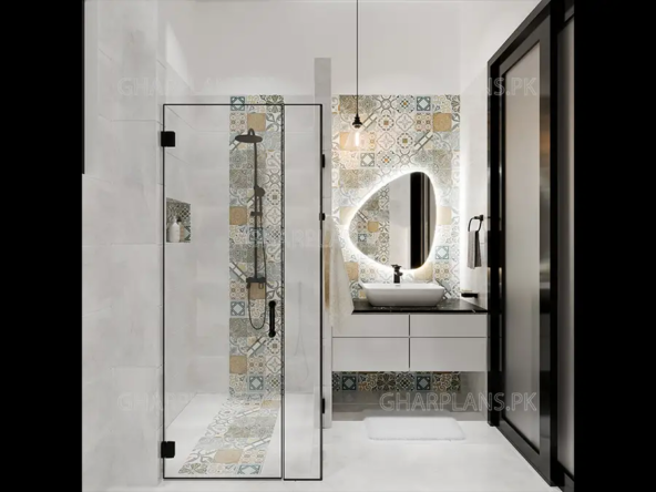 Bright And Luxury Bathroom Design