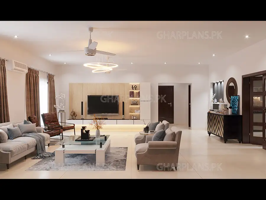 Grand and Spacious Design Livingroom