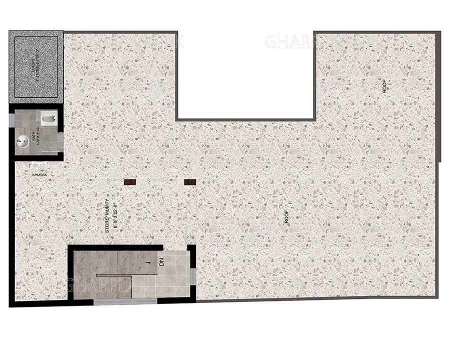 10 Marla House Mumty Floor