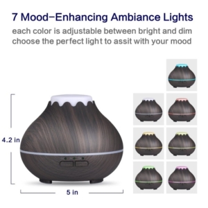 KBAYBO - Aroma Diffuser 7 Mood Enhancing Ambiance Lights